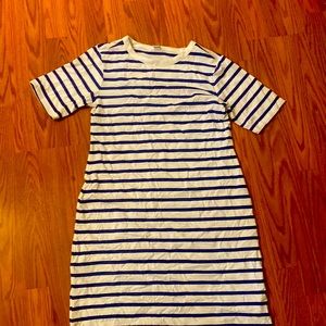 Blue and white, old navy, tshirt dress